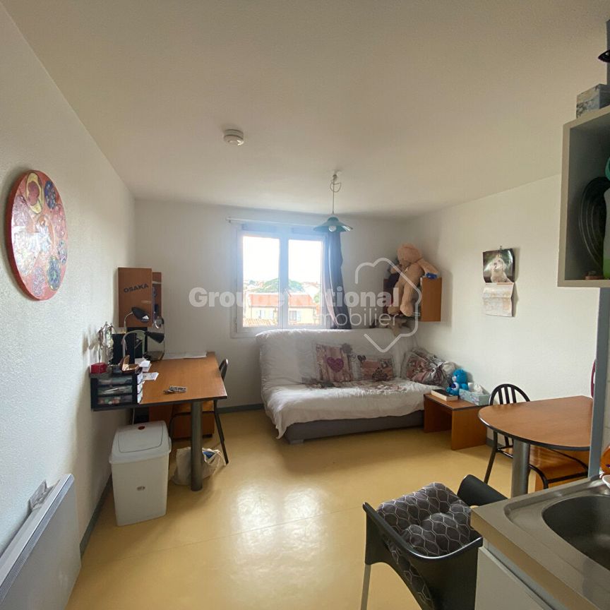 F1 studio meublé (19 m²) à louer à VALENCE, - Photo 1