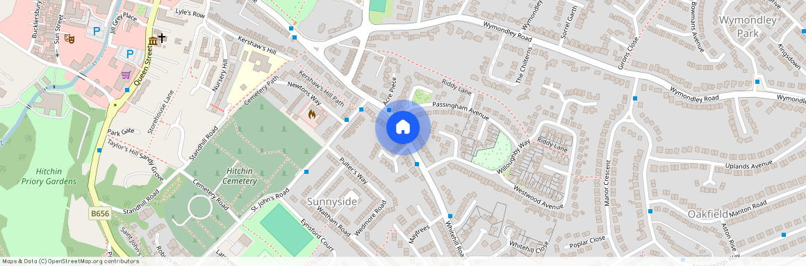 Whitehill Road, Hitchin, Hertfordshire