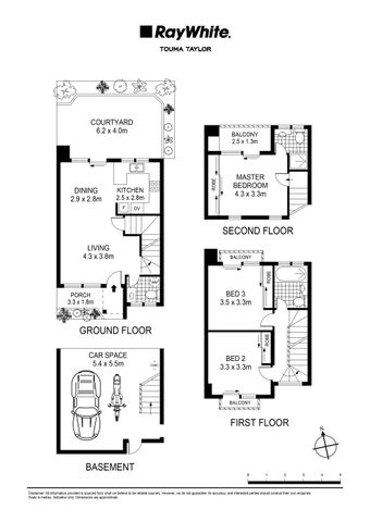 Three Bedroom Townhouse with Parking - Unfurnished - Photo 3