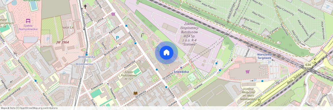 ul. Szwedzka, Nowa Praga, Praga-Północ, Warszawa, mazowieckie