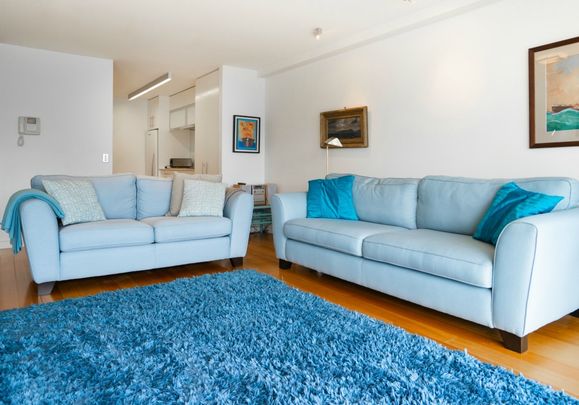 Spacious 2 bedroom apartment with views over Wellington's Waitangi Park and Oriental Parade - Photo 1