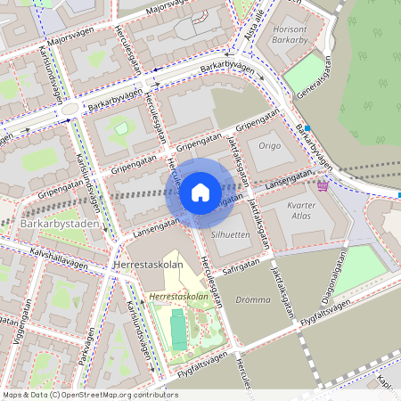 Lansengatan 13, Barkarbystaden