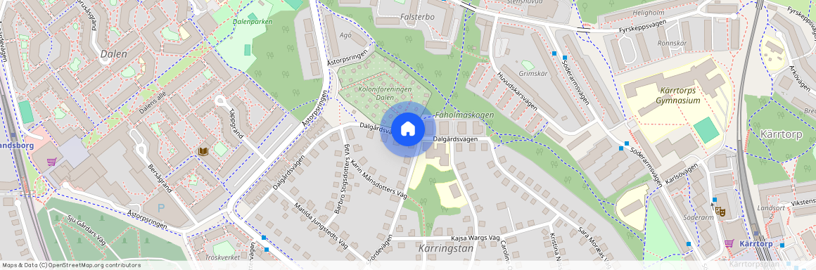 Dalgårdsvägen, Enskededalen