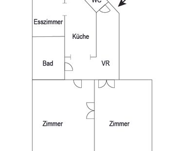 Sanierte 2-Zimmer-Altbauwohnung mit Mini-Balkon - Photo 2