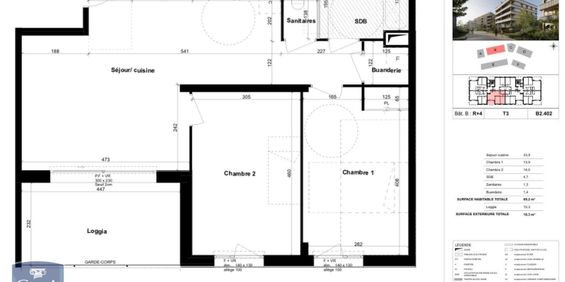 Location Appartement 3 pièces 69m² COGNIN 73160 - Photo 3