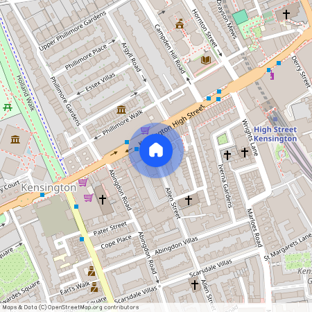 Wynnstay Gardens, Allen Street, Kensington, London, W8