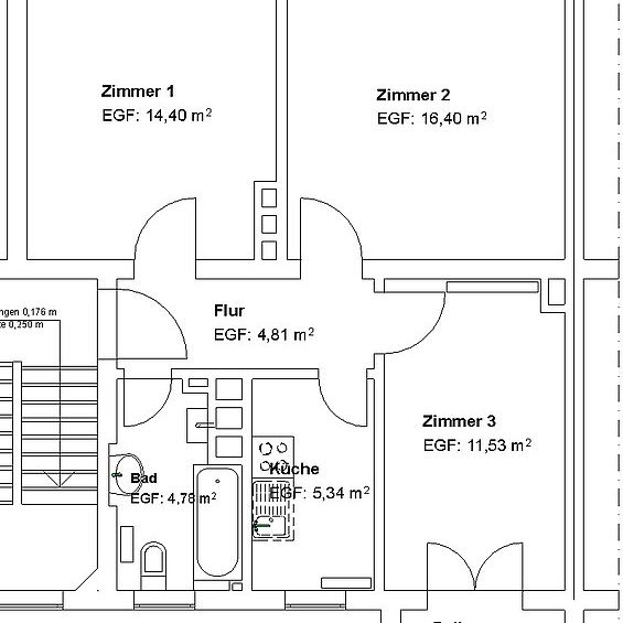 3 ZKB mit Balkon Nahe Leipziger Platz! - Foto 2