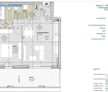 Erstbezug: Helle 2-Zimmer Neubauwohnung am Cossi, barrierefrei - Photo 6