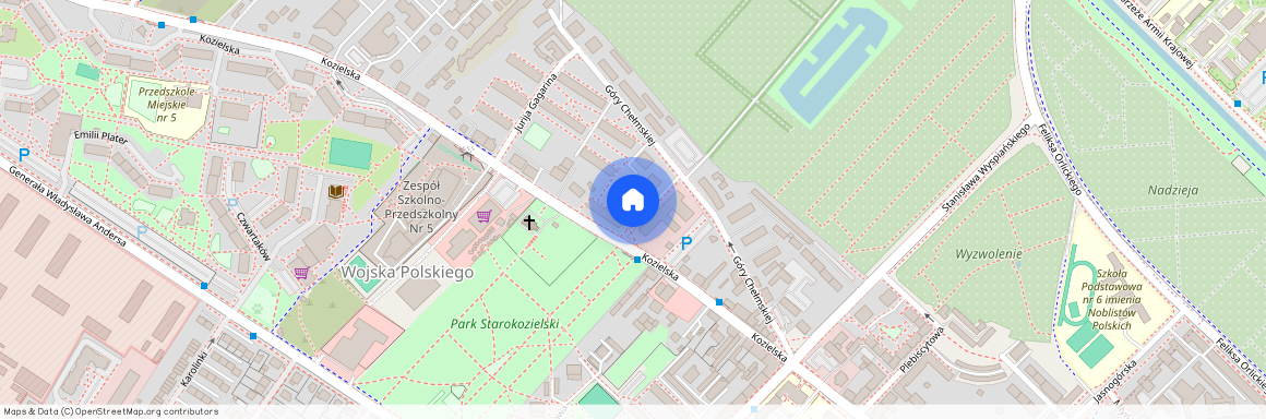 ul. Kozielska, Wojska Polskiego, Gliwice, śląskie