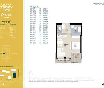 1,5-Zi.-Erstbezug mit Loggia & Rooftop Spa | TOWER HOMES im V22 - Foto 5