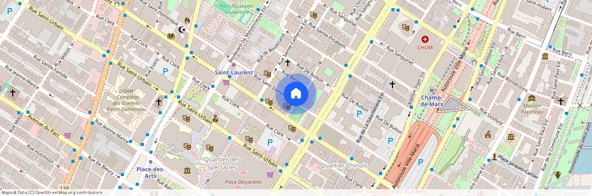 1205 Rue St-Dominique H2X2W3, Montréal