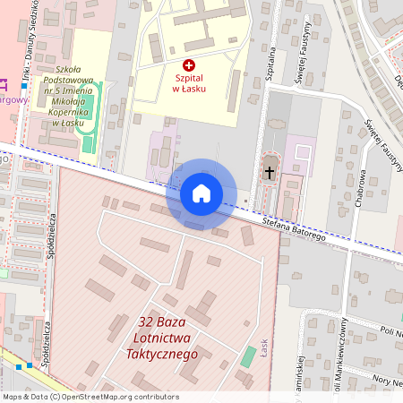 Stefana Batorego, Łaski, Łask