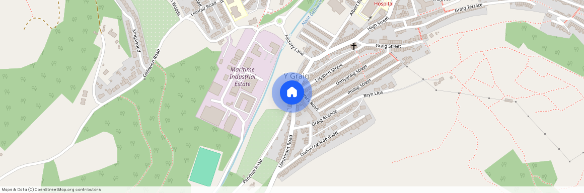 Llantrisant Road, Graig, PONTYPRIDD, Pontypridd, Graig