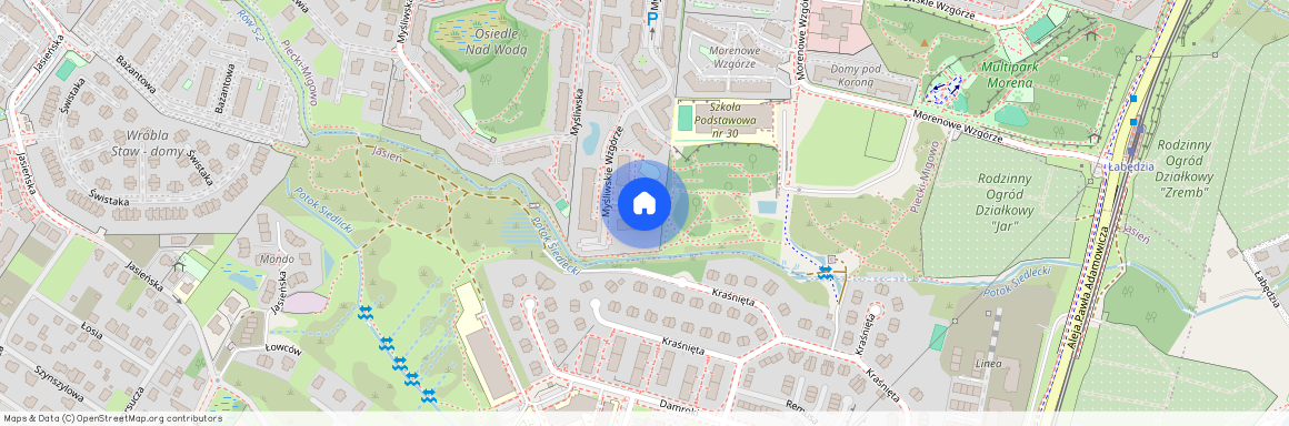 ul. Myśliwskie Wzgórze, Piecki-Migowo, Gdańsk, pomorskie