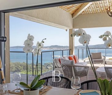 LOCATION SAISONNIÈRE - GRIMAUD - VUE MER PANORAMIQUE - 5 CHAMBRES - Photo 4
