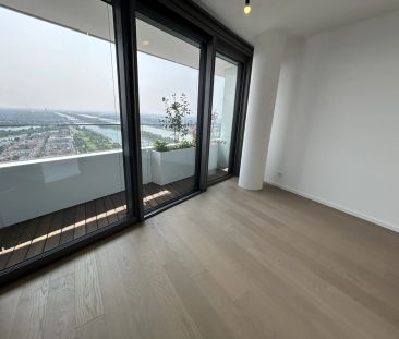 Atemberaubender Weitblick auf die Donau! 44.Stock! Erstbezug! - Foto 3