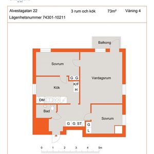 Alvestagatan 22 - Photo 2