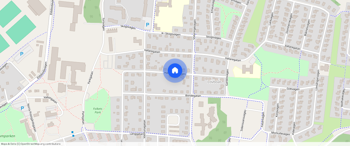 Hanstäppevägen, Hallstahammar