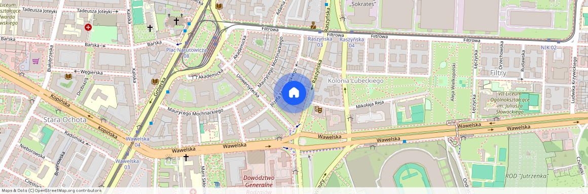 Warszawa Ochota Filtry, Filtrowa