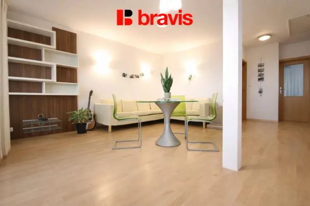 Pronájem bytu 3+kk, ul. Pavlovská, Brno - Kohoutovice, lodžie, zařízený - Photo 1