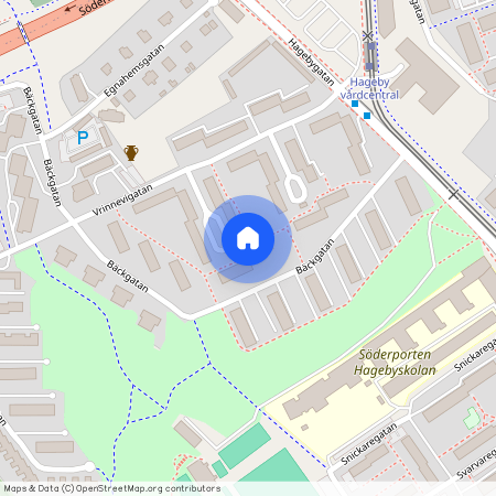 Huggaregränd 11, Hageby