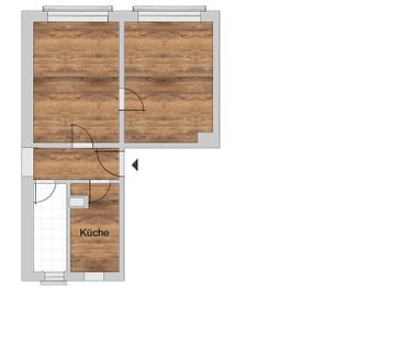 Schöne 2-Zimmer-Wohnung im Stadtzentrum von Drebkau - Foto 1