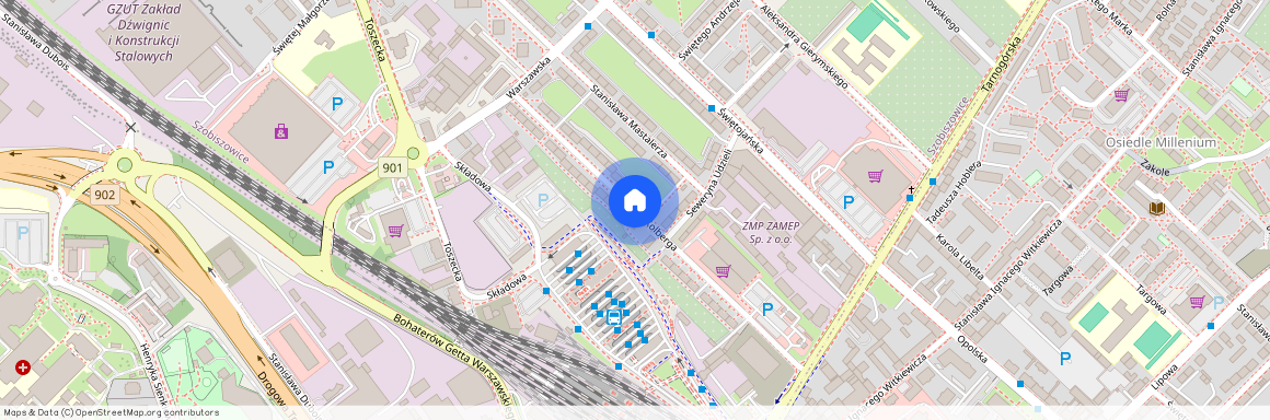 ul. Oskara Kolberga, Szobiszowice, Gliwice, śląskie