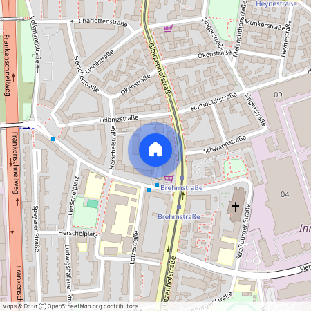 Gibitzenhofstr. 88 a, 90443 Nürnberg OT Gibitzenhof