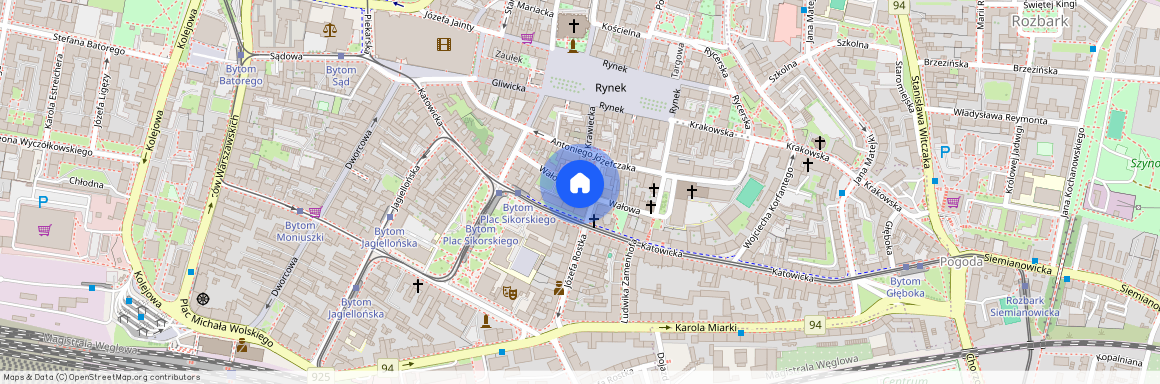 ul. Wałowa, Śródmieście, Bytom, śląskie