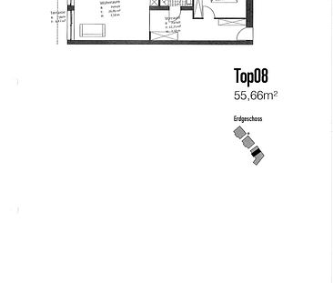 Moderne Wohnung in Top-Lage: 2 Zimmer, Terrasse, Fußbodenheizung, Einbauküche und Garage - Jetzt mieten - Photo 2