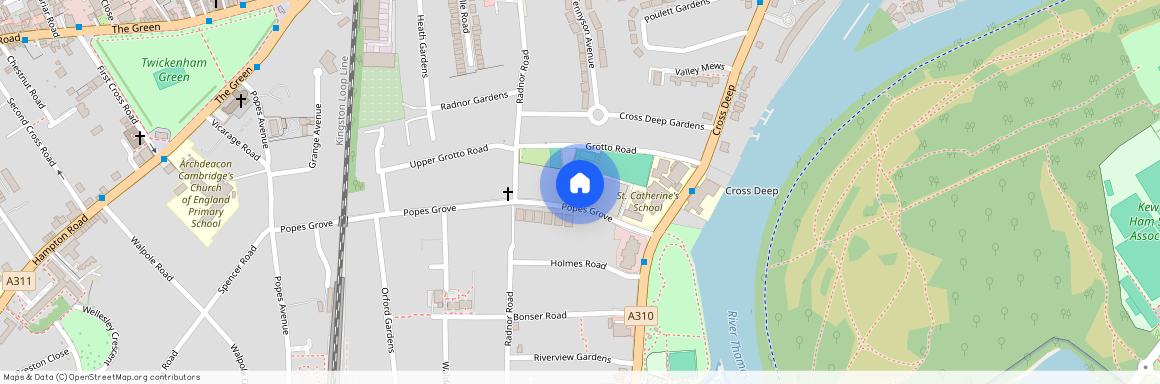 Deacons Court, Popes Grove, Twickenham, Middlesex, TW1