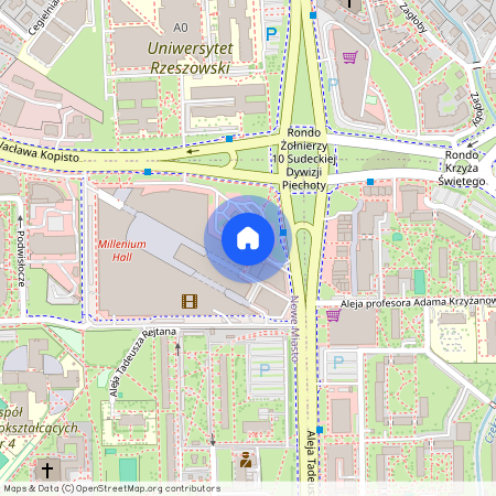 Kopisto, Rzeszów, Śródmieście