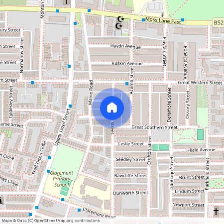 Kippax Street, Manchester M14