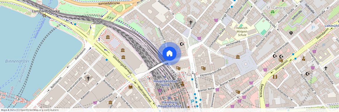 20099 Hamburg-Mitte - Hamburg St. Georg