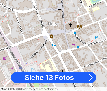 Gepflegte 3-Zimmer-Wohnung mit großem Balkon im Zentrum von Hüls - Foto 1