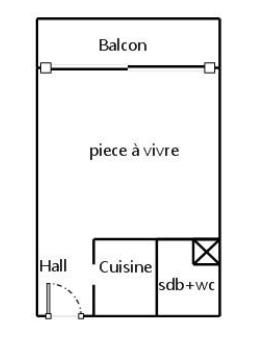Location / Studio meublé - Photo 4