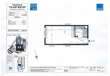 Appartement T1 à louer - 28 m² - Photo 5