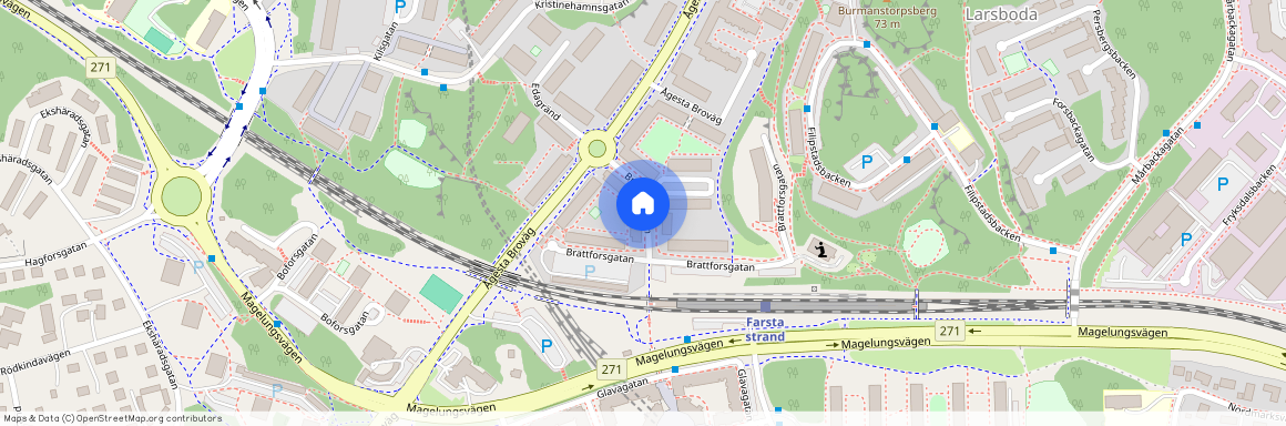 Farsta strand, Stockholm, Brattforsgatan 6