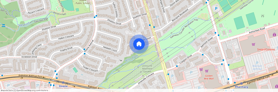 1 & 2 & 3 & 5 & 7 Biggin Court, Toronto, ON M4A 1M1