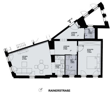 Sonnige 2-Zimmer-Altbauwohnung mit voll ausgestatteter Küche in zen... - Photo 4