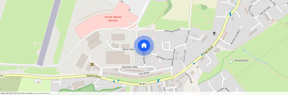 Blenheim Square, North Weald, CM16