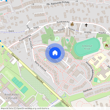 ulice Pavlouskova, Ostrava – městská část Poruba