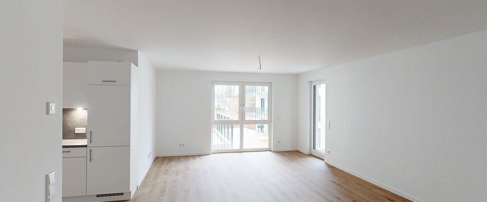 Raumwunder auf 2 Zimmer! Neubauwohnung mit EBK und Balkon/Terrasse - Foto 1