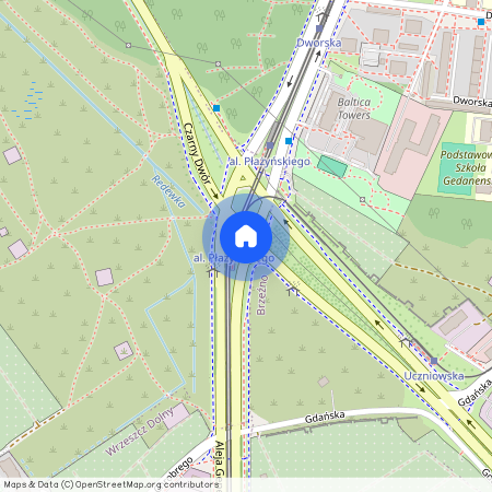 al. gen. Józefa Hallera, Brzeźno, Gdańsk, pomorskie