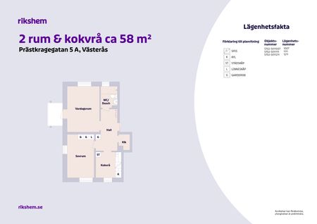 Prästkragegatan 5 A, Västerås - Foto 2