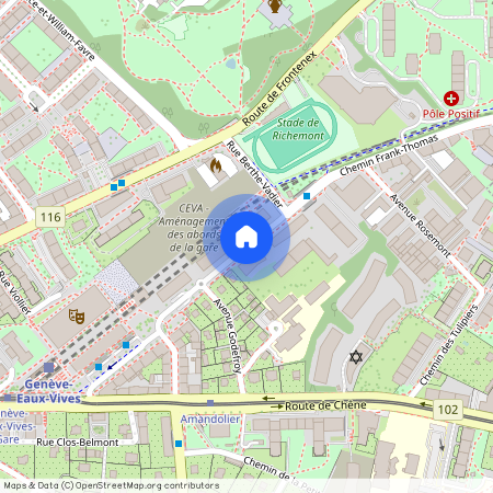 Av. Gare des 16, Eaux-Vives