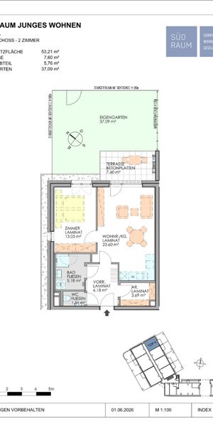 Eckwohnung mit Garten - Top 4 - Foto 2