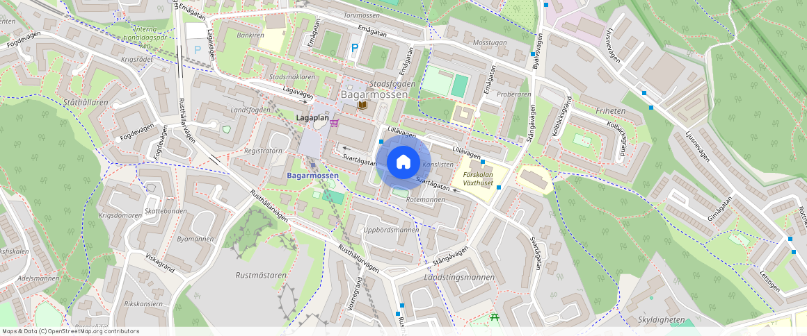 Svartågatan 13, Bagarmossen