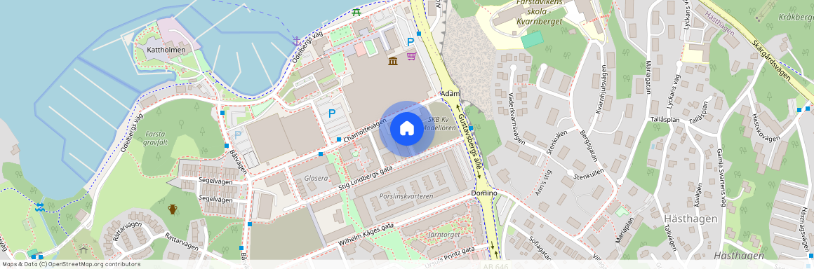 Berndt Fribergs Gränd, Gustavsberg