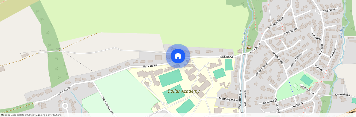 Dollar Golf Club, Back Road, Dollar FK14 7EA